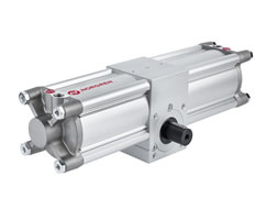 Kremayer ve pinyonlu çift etkili aktüatör, sabit açılı, 7,2 Nm tork, 90° dönüş