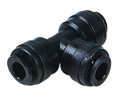 Pneufit D asetal geçmeli bağlantı parçası, rakor, tişört, 10mm