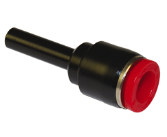 Pneufit C geçmeli bağlantı parçası, gövde azaltıcı, düz, 10 mm, 12 mm