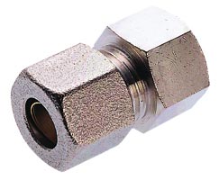 43 serisi sıkıştırma bağlantı parçaları, dış somun, dişi adaptör, düz, G1/2, 12mm