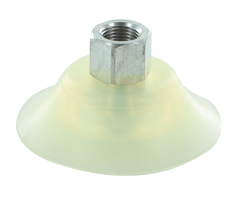 Düz vakum kabı, 50mm O/D, G1/8, silikon