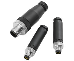 Kablolu fiş, 4 pinli M12