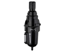 Olympian Plus filtre/regülatör, boyunduruksuz, 5 µm, 0,3-4 bar, otomatik tahliye, göstergesiz