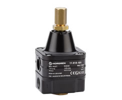 11-818 Serisi hassas basınç regülatörü, G1/4, 0,07-4 bar, manometresiz