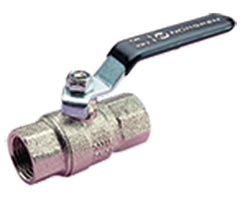 Standart küresel vana, tam geçişli, dişi/dişi, Rp1/2