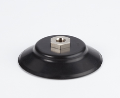 Düz vakum kabı, 80 mm O/D, G1/8, nitril kauçuk