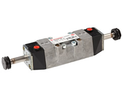 ISO Star solenoid valfı ISO 1, 5/2, solenoid pilot / solenoid pilot