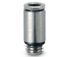 Pneufit 10 geçmeli bağlantı parçası, adaptör, düz, G1/8, 8mm