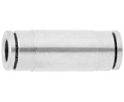 Pneufit 10 geçmeli bağlantı parçası, rakor, düz, 8 mm