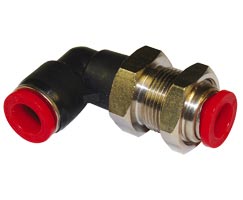 Pneufit C geçmeli bağlantı parçası, bölme bağlantısı, dirsek, 8mm