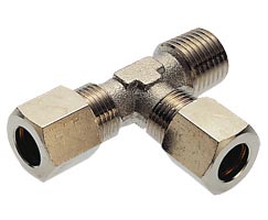 43 serisi sıkıştırma bağlantı parçaları, dış somun, yan adaptör, T, R1/8, 8mm