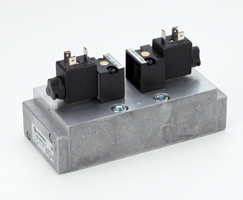 ISO solenoid valfı ISO 4, 5/3, APB, solenoid pilot / solenoid pilot