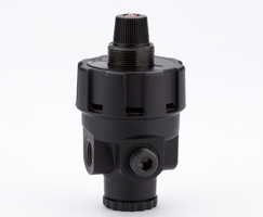 R24 Serisi yüksek akışlı manuel regülatör, G1/4, 0,7-8 bar, göstergesiz