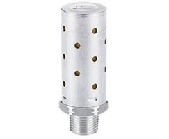 Quietaire heavy duty silencer male, R1/4