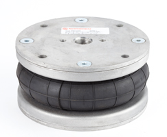 Hava körüğü, tek etkili, dişi montaj delikleri, 6