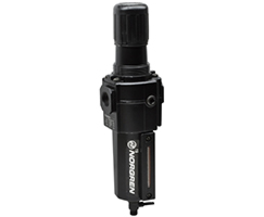 Excelon filtre/regülatör, 3/8 PTF, 0,3-10 bar, 5 µm, manuel tahliye, göstergesiz