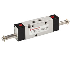 V63 serisi hat içi solenoid valf, G1/2, 5/3, COE, solenoid pilot / solenoid pilot