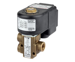 Doğrudan solenoidle çalıştırılan popet valf, G1/4, 3/2, NC, doğrudan solenoid / yay dönüşlü