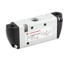 V63 serisi hat içi hava pilot valfi, G1/2, 3/2, NC, hava pilotu / hava pilotu