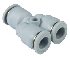 Pneufit M geçmeli bağlantı parçası, rakor, Y, 6mm