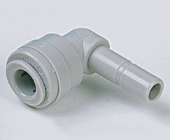 Pneufit D asetal geçmeli bağlantı parçası, gövde, dirsek, 5/16