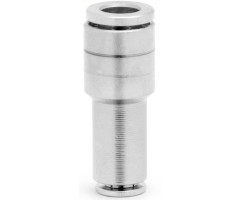 Pneufit 10 geçmeli bağlantı, eşit olmayan rakor, düz, 6 mm, 4 mm