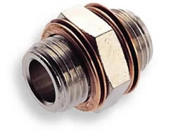 16 serisi dişli konnektör, eşit olmayan adaptör, düz, G3/8, G1/4