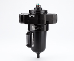 Olympian Plus genel amaçlı filtre, G1, 40μm, otomatik tahliye, sıvı seviye göstergeli