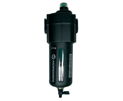 Excelon birleştirici filtre, 1/2 PTF, 0,01 µm, manuel tahliye, koruma ile