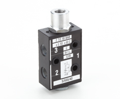 S/667 serisi pilot kumandalı vana, G1/8, 3/2, NO, pilot yay geri dönüşlü