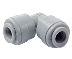 Pneufit D asetal geçmeli bağlantı, eşit olmayan rakor, dirsek, 1/2