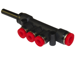 Pneufit C geçmeli bağlantı parçası, gövde, manifold, 8mm, 10mm, 10mm