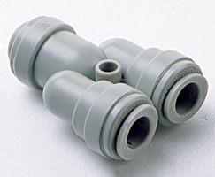 Pneufit D asetal geçmeli bağlantı parçası, rakor, Y, 3/8