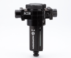 Olympian Plus genel amaçlı filtre, 3/8 PTF, 40μm, manuel tahliye, sıvı seviye göstergeli