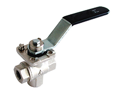 3 yollu küresel vana, 3 yollu tam geçişli, Rp3/4