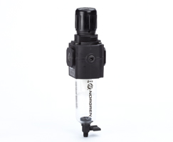 Excelon filtre/regülatör, G1/4, 40 µm, 0,3-10 bar, manuel tahliye, göstergesiz