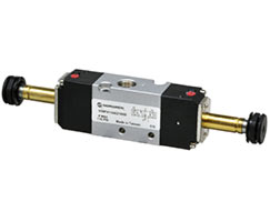 V51 serisi hat içi solenoid valf, G1/4, 3/2, NC, solenoid pilot / solenoid pilot