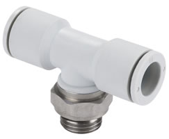 Pneufit E geçmeli bağlantı parçası, döner adaptör, tişört, G1/2, 10mm