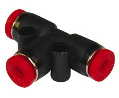 Pneufit C geçmeli bağlantı parçası, rakor, tişört, 12 mm