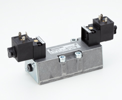 ISO Star solenoid valfı ISO 3, 5/3, APB, solenoid pilot / solenoid pilot