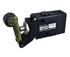 Super X mekanik uyarılı valf, G1/4, 3/2, makaralı kol / hava pilotu