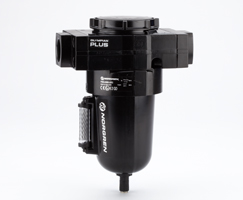 Olympian Plus genel amaçlı filtre, G1, 5μm, otomatik tahliye, sıvı seviye göstergeli